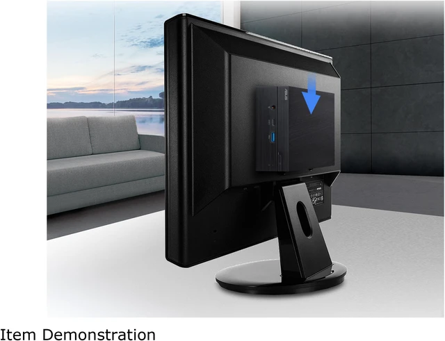Alt view image 7 of 7 - ASUS PN61 Barebones Mini PC with Intel Core i5-8265U and Integrated Intel 4K UHD Graphics (HDMI, DisplayPort over Type-C, COM Port, 802.11 ac Wi-fi, Bluetooth 5.0, Gigabit LAN, USB 3.1, VESA Mount) PN61-BB5037MC