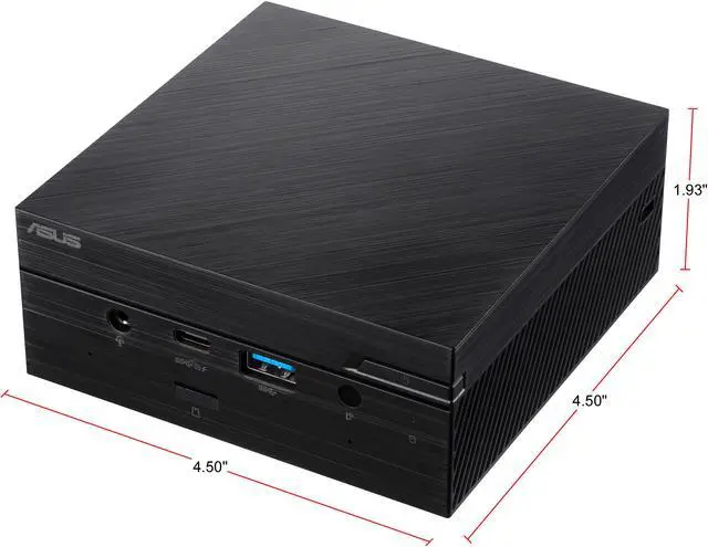 Alt view image 3 of 9 - ASUS PN50-BBR030MD Black Mini / Booksize Barebone System