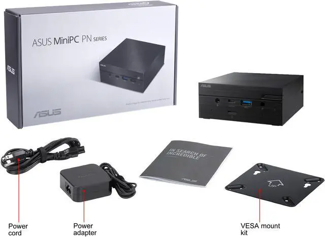 Alt view image 9 of 10 - ASUS PN50 Mini PC with AMD Ryzen R7-4700U 8 Cores Mobile Processors, Support up to 4 Displays in 4K Resolution, up to 64GB DDR4 RAM, M.2 SSD, 802.11AX WiFi 6 with Dual USB 3.2 Gen 2 Type-C (PN50-BBR066MD)