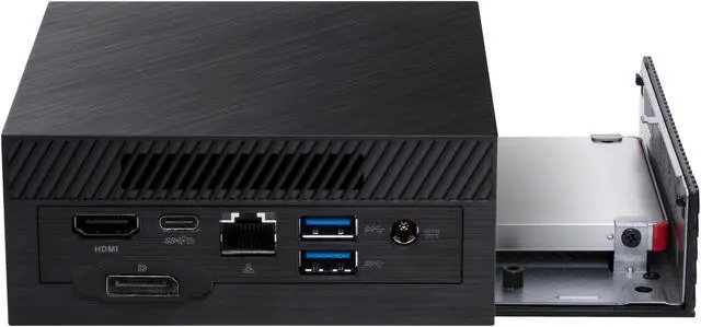 Alt view image 10 of 11 - ASUS PN51 Mini PC Barebone with AMD Ryzen 3 5300U Quad-core Mobile Processor, up to 64GB DDR4 RAM, M.2 PCIE up to 1TB SSD, WiFi 6, Bluetooth, Hardware TPM, USB-C with VESA Mount (PN51-E1-BB3000XTD1)