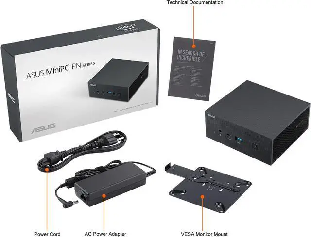 Alt view image 11 of 11 - ASUS PN63-S1 Mini PC Barebone with Intel Core i5-11300H, up to 64GB DDR4 RAM, Two M.2 SSD Plus One 2.5-inch HDD, WiFi 6, Bluetooth, USB-C with VESA Mount (PN63-S1-BB5H000XFD)