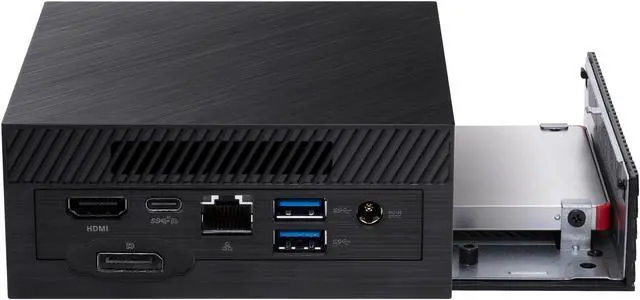 Alt view image 5 of 5 - ASUS PN51-S1 Mini PC Barebone with AMD Ryzen 7 5700U Eight-Core Mobile Processor, up to 64GB DDR4 RAM, Dual Storage Design, WiFi 6, Bluetooth, USB-C, Hardware TPM (PN51-S1-BB7000XTD)