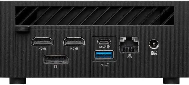 Alt view image 4 of 5 - Asus ExpertCenter PN64-SYS582PX1TD Desktop Computer - Intel Core i5 12th Gen i5-12500H 2.50 GHz - 8 GB RAM DDR5 - 256 GB M.2 PCI Express NVMe 4.0 SSD - Eco Black - Windows 11 Pro
