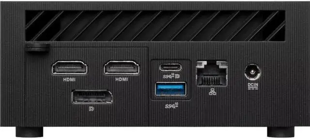 Alt view image 5 of 10 - ASUS ExpertCenter PN64-BB3000X1TD-NL Mini-PC Barebone Systems - Intel Core i3-1220P - Eco Black