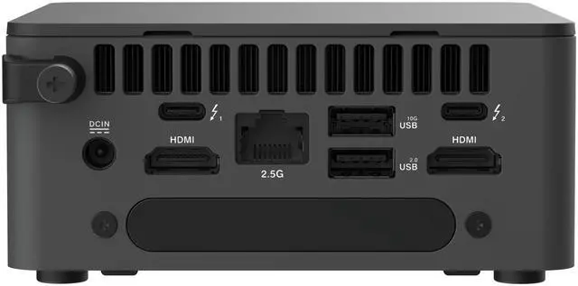 Alt view image 2 of 10 - ASUS NUC 13 PRO RNUC13ANHI30000UI Tall, Black Barebone (with Intel® Core™ i3-1315U , Single Unit - Memory and Storage Sold Separately )