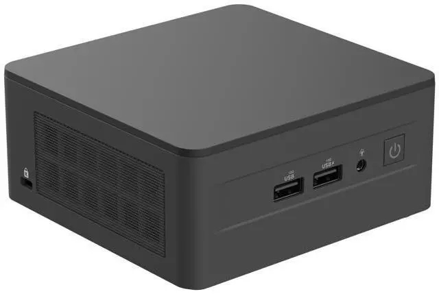 Alt view image 3 of 10 - ASUS NUC 13 PRO RNUC13ANHI30000UI Tall, Black Barebone (with Intel® Core™ i3-1315U , Single Unit - Memory and Storage Sold Separately )