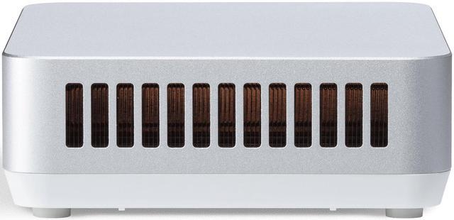 Alt view image 3 of 12 - ASUS NUC 14 Pro+ Barebone with Intel 14thGen Core Ultra 9 185H (NPU Support), up to 96GB DDR5 RAM, Dual Storage, Thunderbolt 4, Wi-Fi 6E & Bluetooth 5.3, Silver Aluminum Chassis, with VESA Mount