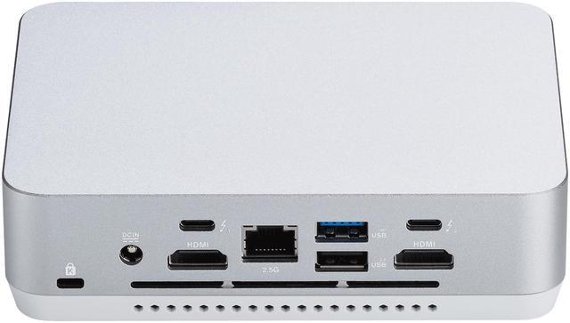 Alt view image 5 of 12 - ASUS NUC 14 Pro+ Barebone with Intel 14thGen Core Ultra 9 185H (NPU Support), up to 96GB DDR5 RAM, Dual Storage, Thunderbolt 4, Wi-Fi 6E & Bluetooth 5.3, Silver Aluminum Chassis, with VESA Mount