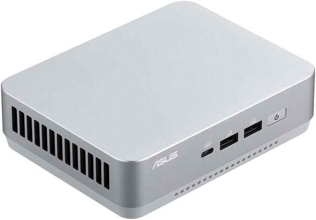 Alt view image 6 of 12 - ASUS NUC 14 Pro+ Barebone with Intel 14thGen Core Ultra 9 185H (NPU Support), up to 96GB DDR5 RAM, Dual Storage, Thunderbolt 4, Wi-Fi 6E & Bluetooth 5.3, Silver Aluminum Chassis, with VESA Mount