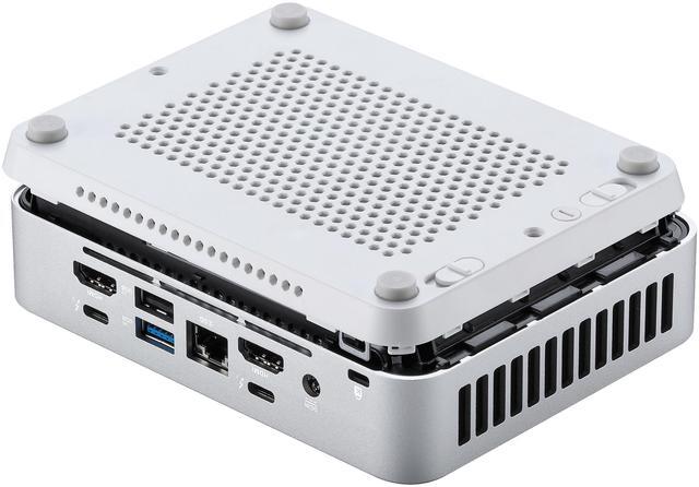 Alt view image 11 of 12 - ASUS NUC 14 Pro+ Barebone with Intel 14thGen Core Ultra 9 185H (NPU Support), up to 96GB DDR5 RAM, Dual Storage, Thunderbolt 4, Wi-Fi 6E & Bluetooth 5.3, Silver Aluminum Chassis, with VESA Mount