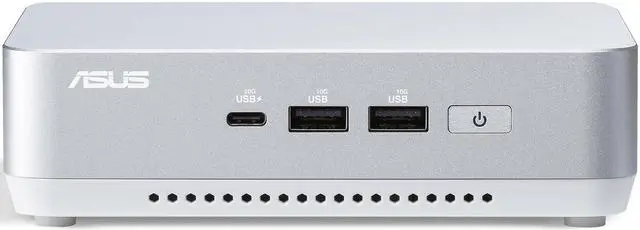 Alt view image 2 of 15 - ASUS NUC 14 Pro+ Barebone Intel 14th Gen Core Ultra 5 125H (NPU Support), up to 96GB DDR5 RAM, Dual Storage, Thunderbolt 4, Wi-Fi 6E & Bluetooth 5.3, Silver Aluminum Chassis, with VESA Mount