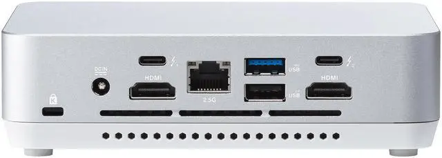 Alt view image 3 of 15 - ASUS NUC 14 Pro+ Barebone with Intel 14th Gen Core Ultra 7 155H (NPU Support), up to 96GB DDR5 RAM, Dual Storage, Thunderbolt 4, Wi-Fi 6E & Bluetooth 5.3, Silver Aluminum Chassis with VESA Mount