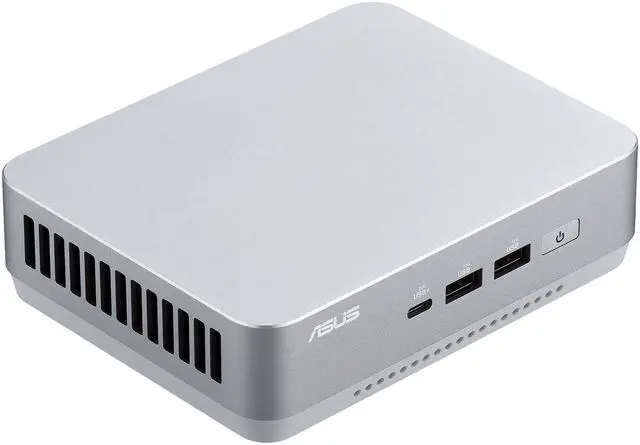 Alt view image 9 of 15 - ASUS NUC 14 Pro+ Barebone with Intel 14th Gen Core Ultra 7 155H (NPU Support), up to 96GB DDR5 RAM, Dual Storage, Thunderbolt 4, Wi-Fi 6E & Bluetooth 5.3, Silver Aluminum Chassis with VESA Mount
