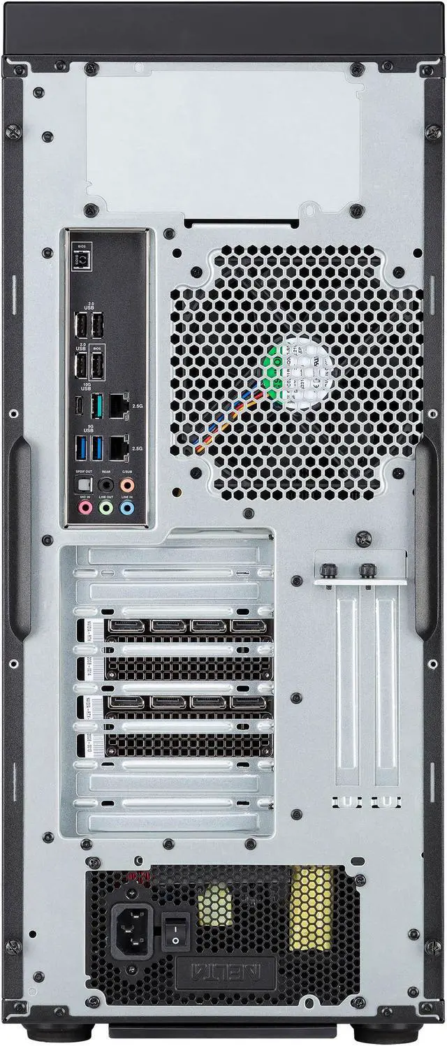 Alt view image 2 of 16 - ASUS ExpertCenter Pro ET700I W7-B-750 Performance AI workstation supports Intel Xeon W-3400 / W-2400, PCIe 5.0, DDR5 ECC, 2x 2.5Gb LAN, 2x M.2, 2x GPU support, 750W 80 PLUS Gold PSU, USB 20Gbps Type-C