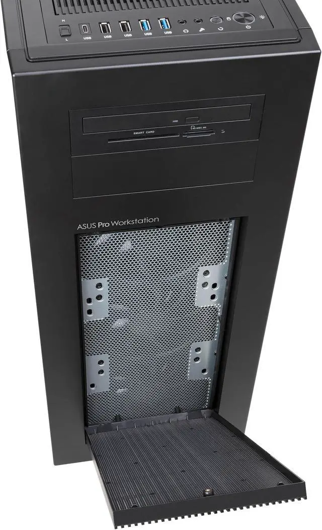 Alt view image 11 of 16 - ASUS ExpertCenter Pro ET700I W7-B-1300 Performance AI workstation supports Intel Xeon W-3400/W-2400 processor, PCIe 5.0, DDR5 ECC, 2x 2.5 Gb LAN, 2x M.2, 2x GPU Support, 1300W 80 PLUS Platinum PSU, USB Type-C