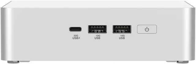 Alt view image 6 of 10 - ASUS NUC 15 Pro+ Barebone Mini PC with Intel Core Ultra 7 255H  CPU, 2x DDR5 SO-Dimm Slots, Dual Storage Design, Thunderbolt™ 4, Wi-Fi 7, Aluminum Chassis  - Memory and Storage Sold Separately