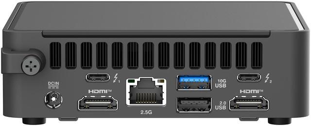 Alt view image 5 of 16 - ASUS NUC 15 Pro RNUC15CRKU70000U Black Barebone System w/ Intel Ultra 7 255H CPU, Integrated - Intel Arc 140T Graphics ,US cord, Single Unit - Memory and Storage Sold Separately