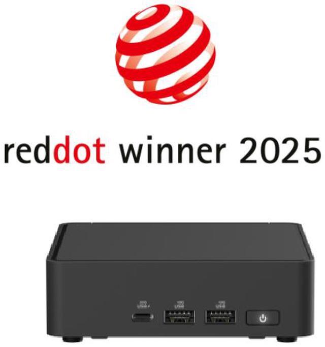 Alt view image 2 of 16 - ASUS NUC 15 Pro RNUC15CRKU70000U Black Barebone System w/ Intel Ultra 7 255H CPU, Integrated - Intel Arc 140T Graphics ,US cord, Single Unit - Memory and Storage Sold Separately