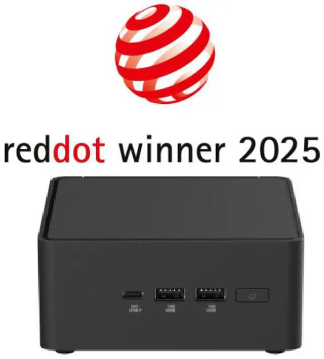Alt view image 2 of 10 - ASUS NUC 15 Pro RNUC15CRHU50000U Black Barebone System w/ Intel Ultra 5 225H CPU, Integrated - Intel Arc 130T Graphics ,US cord, Single Unit - Memory and Storage Sold Separately