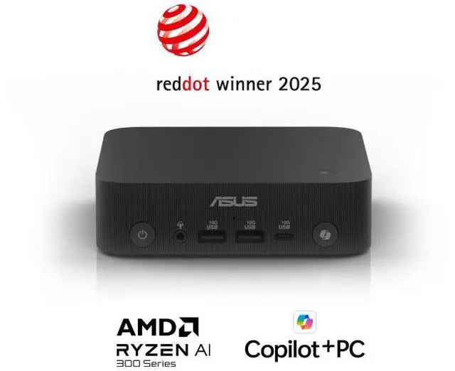 Alt view image 3 of 3 - ASUS ExpertCenter PN54 Barebone Mini PC with AMD  AI 7 350 Processor, Dual Channel DDR5 RAM, Dual Storage Design, WiFi 7 & Bluetooth 5.4, Voice Command, Toolless Chassis Access, USB-C, Hardware TPM, VESA Mount Included (PN54-BB7000ETL-A)