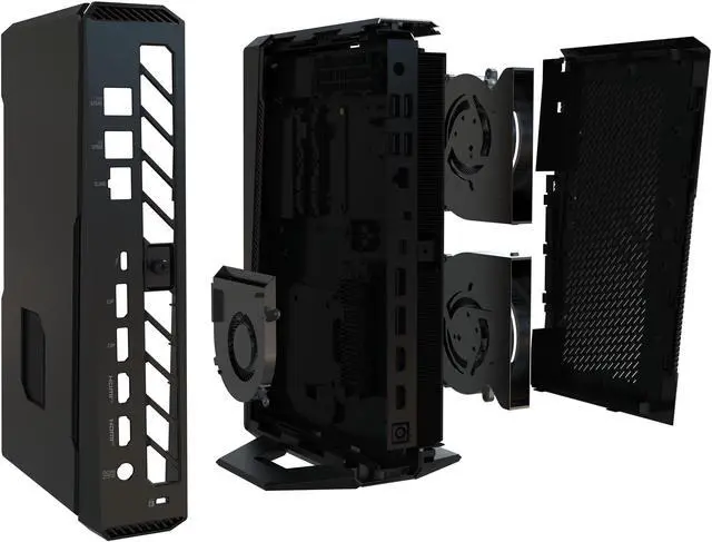 Alt view image 3 of 11 - ASUS NUC 15 Performance Barebone Kit Mini PC with Intel Core Ultra 9 (Series 2) ARL-HX CPU, NVIDIA GeForce RTX 5070 Mobile GPU, Dual channel DDR5 RAM, Dual Storage Design, Thunderbolt 4, Intel Killer Wi-Fi 7 & Bluetooth 5.4