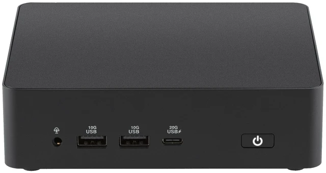 Alt view image 2 of 20 - ASUS NUC 16 Barebone Mini PC with Intel Series 3 Core 5 320, Single Channel DDR5 RAM, Single Storage Design, Dual LAN, Thunderbolt 4, Wi-Fi 7 & BT 6.0, Toolless Chassis Access, VESA Mount included