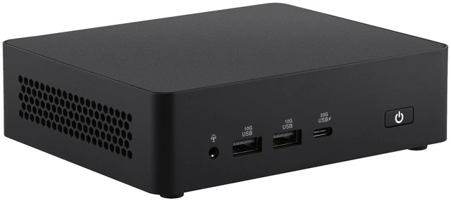 Alt view image 9 of 20 - ASUS NUC 16 Barebone Mini PC with Intel Series 3 Core 5 320, Single Channel DDR5 RAM, Single Storage Design, Dual LAN, Thunderbolt 4, Wi-Fi 7 & BT 6.0, Toolless Chassis Access, VESA Mount included