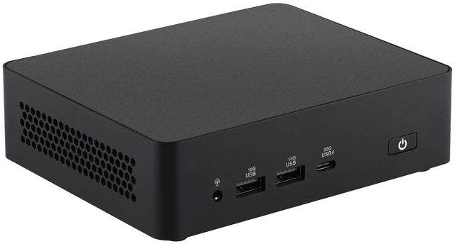 Alt view image 10 of 20 - ASUS NUC 16 Barebone Mini PC with Intel Series 3 Core 5 320, Single Channel DDR5 RAM, Single Storage Design, Dual LAN, Thunderbolt 4, Wi-Fi 7 & BT 6.0, Toolless Chassis Access, VESA Mount included