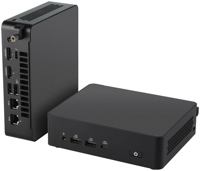 Alt view image 18 of 20 - ASUS NUC 16 Barebone Mini PC with Intel Series 3 Core 5 320, Single Channel DDR5 RAM, Single Storage Design, Dual LAN, Thunderbolt 4, Wi-Fi 7 & BT 6.0, Toolless Chassis Access, VESA Mount included