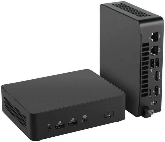 Alt view image 19 of 20 - ASUS NUC 16 Barebone Mini PC with Intel Series 3 Core 5 320, Single Channel DDR5 RAM, Single Storage Design, Dual LAN, Thunderbolt 4, Wi-Fi 7 & BT 6.0, Toolless Chassis Access, VESA Mount included