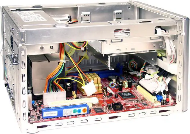 Alt view image 7 of 10 - BIOSTAR IDEQ IDEQ 200N AMD Socket A(462) AMD Athlon XP/ Athlon/ Sempron/ Duron nVIDIA nForce2 IGP GeForce 4 MX Barebone