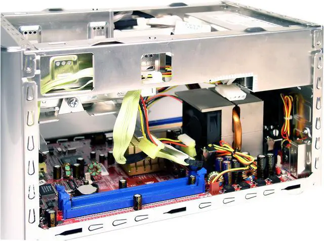 Alt view image 6 of 10 - BIOSTAR IDEQ IDEQ 200N AMD Socket A(462) AMD Athlon XP/ Athlon/ Sempron/ Duron nVIDIA nForce2 IGP GeForce 4 MX Barebone