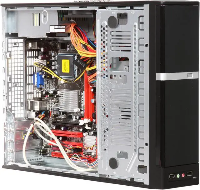 Alt view image 7 of 10 - BIOSTAR ECO i4v Intel Socket T(LGA775) Intel G41 Barebone
