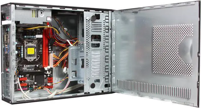 Alt view image 5 of 9 - BIOSTAR ECO HD61V Intel Socket H2(LGA1155) Intel H61 Barebone