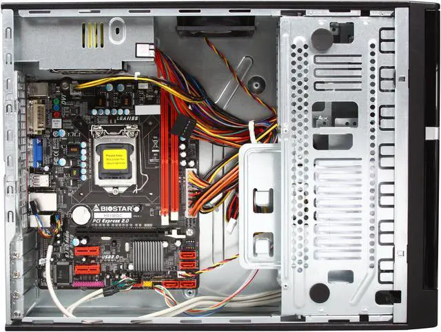 Alt view image 6 of 9 - BIOSTAR ECO HD61V Intel Socket H2(LGA1155) Intel H61 Barebone