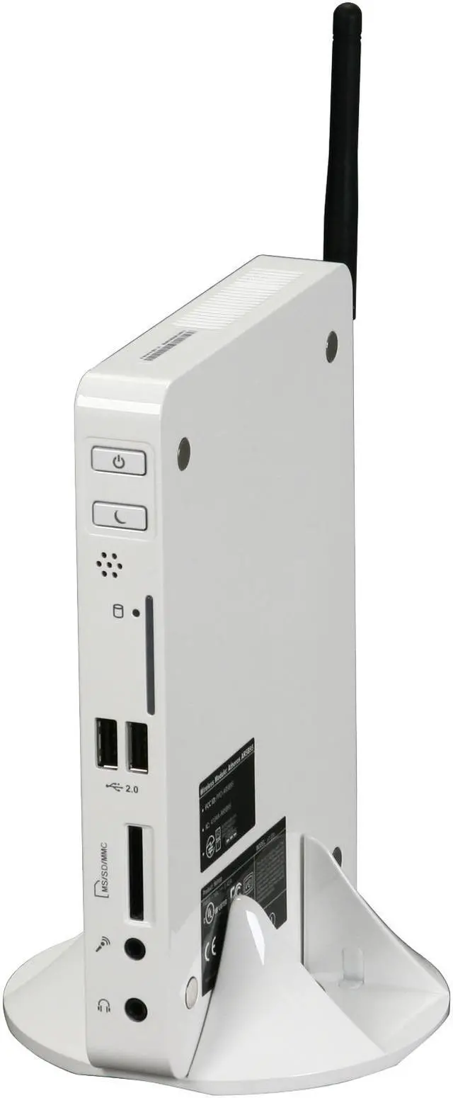 Main image of Foxconn NT-330I-A-W-NA-A NVIDIA ION White Barebone Systems - Mini / Booksize