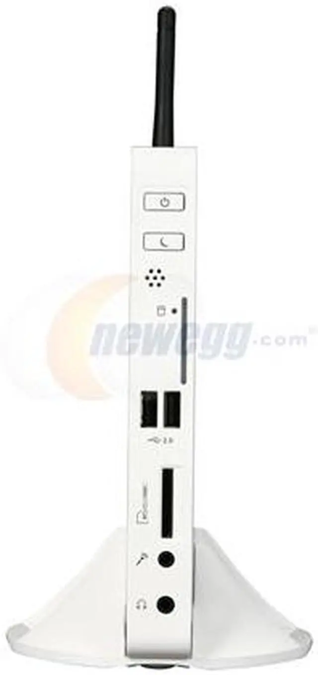 Alt view image 2 of 6 - Foxconn NT-330I-A-W-NA-A NVIDIA ION White Barebone Systems - Mini / Booksize