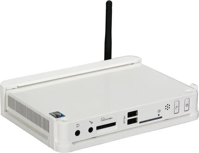 Alt view image 5 of 6 - Foxconn NT-330I-A-W-NA-A NVIDIA ION White Barebone Systems - Mini / Booksize
