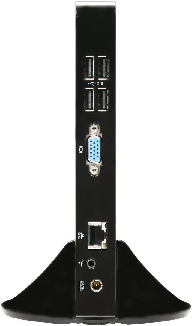 Alt view image 4 of 6 - Foxconn NetBox-nT410 NT-410-A-B-A-NA Intel Pineview-D Chipset Black Mini / Booksize Barebone System