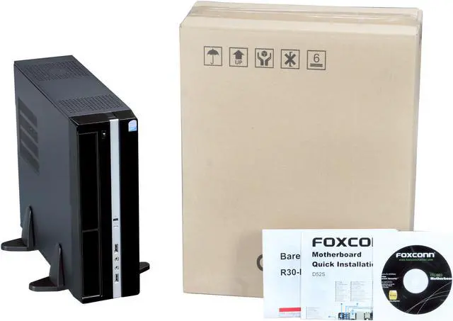 Alt view image 10 of 10 - Foxconn SFF R30-D4 Intel NM10 Barebone