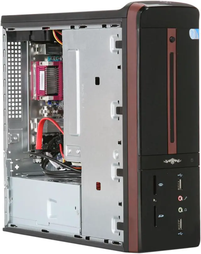 Alt view image 7 of 10 - Foxconn SFF R50-D4 Intel NM10 Barebone