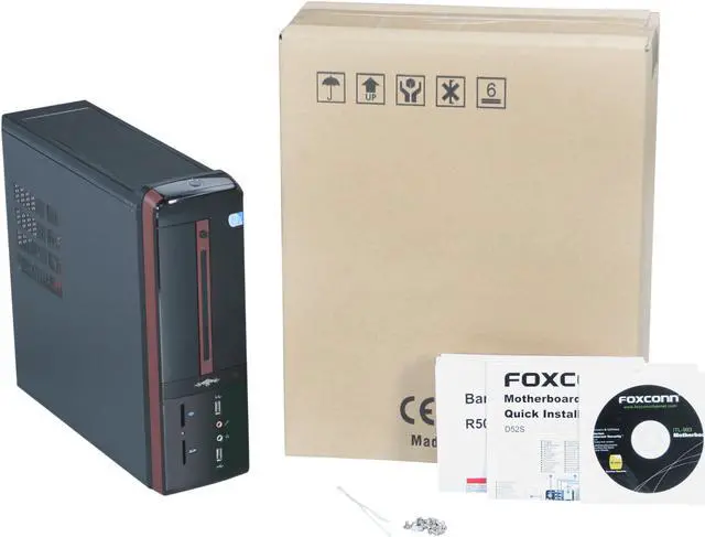 Alt view image 10 of 10 - Foxconn SFF R50-D4 Intel NM10 Barebone