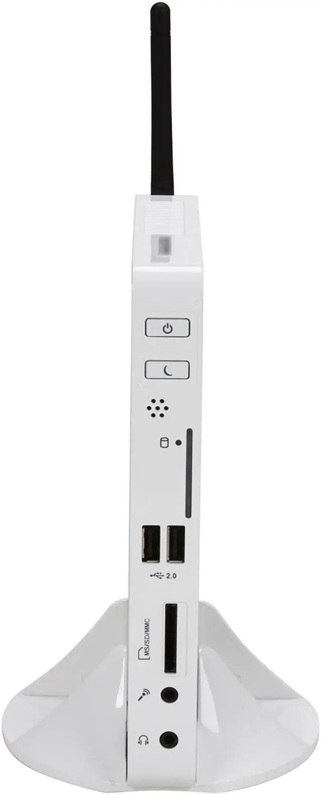 Alt view image 2 of 6 - Foxconn NT330i-A-W-AE-QB nVIDIA MCP7A-ION White Mini / Booksize Barebone System