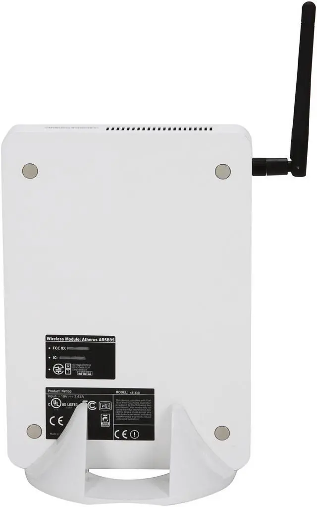 Alt view image 3 of 6 - Foxconn NT330i-A-W-AE-QB nVIDIA MCP7A-ION White Mini / Booksize Barebone System