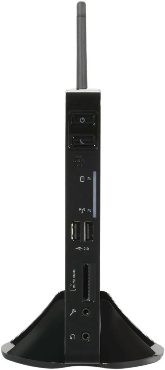 Alt view image 2 of 7 - Foxconn NT425H-0H0W-B-AE Intel Pineview-D Black Mini / Booksize Barebone System