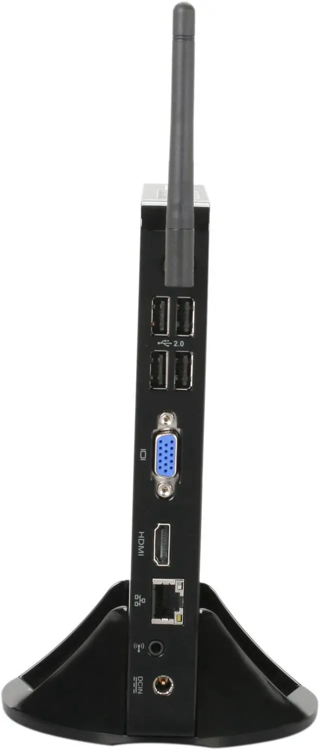 Alt view image 4 of 7 - Foxconn NT425H-0H0W-B-AE Intel Pineview-D Black Mini / Booksize Barebone System