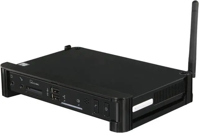 Alt view image 6 of 7 - Foxconn NT425H-0H0W-B-AE Intel Pineview-D Black Mini / Booksize Barebone System