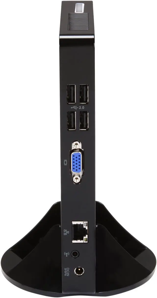 Alt view image 4 of 6 - Foxconn NT425-0H0W-B-AE-QB Intel Pineview-D Black Mini / Booksize Barebone System