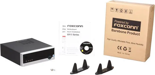 Alt view image 8 of 8 - Foxconn SFF R10-G4 Intel Socket T(LGA775) Intel G41 Barebone