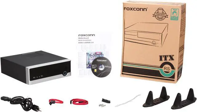 Alt view image 8 of 8 - Foxconn R10-D4-DDR3 Intel NM10 Barebone System with 2G/DDR3 Already Included